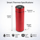 Smart LED Temperature Display Insulated Water Bottle (500ml) - Hot & Cold