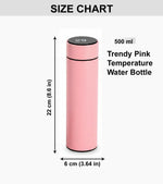 Smart LED Temperature Display Insulated Water Bottle (500ml) - Hot & Cold