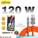120W Super Fast Charging V8 Micro USB Chubby Cable