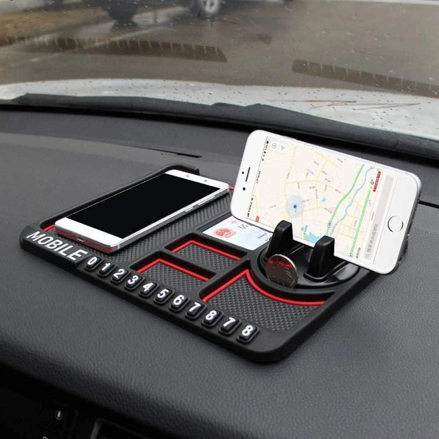 Phone GPS Holder Anti-Slip Silicone Pad and Car Mobile Holders for Car Dashboard